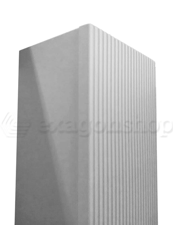 Colonna sospesa Bianco Opaco 26x150 Urbino Cannettata con un Anta destra