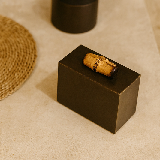 Contenitore Rettangolare Con Tappo Industrial Bronze Guccio Bertocci