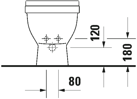 Bidet Monoforo Con Troppo Pieno 36x56 Bianco Starck3 223010 Duravit
