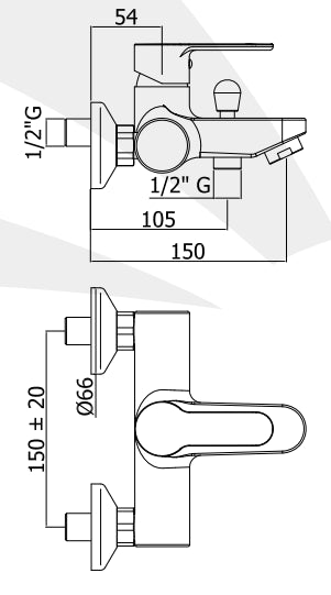 Paffoni Blu set Miscelatori Lavabo Bidet E Vasca Cromo