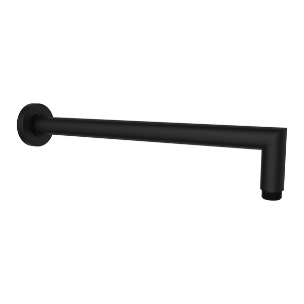 Ponsi Versilia kit doccia con soffione 25 cm tondo miscelatore e doccetta nero opaco
