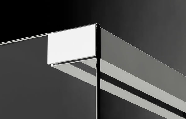 Novellini Opera Box doccia 140x80 uno scorrevole H 200 vetro 8 mm profilo bianco opaco