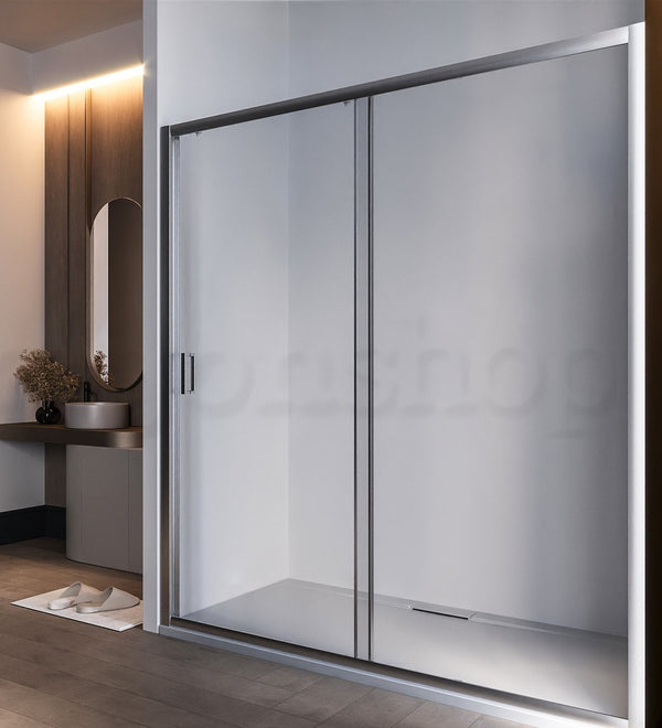 Nicchia doccia 140 cm scorrevole vetro temperato 6mm trasparente 190h - Nuvola