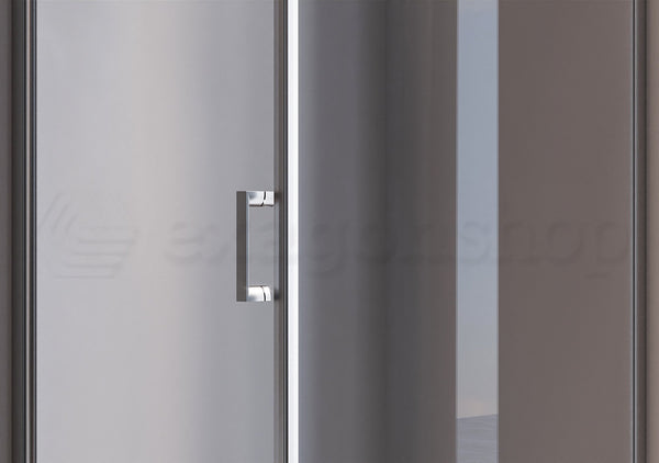 Box doccia 70x100 Nizza un battente reversibile 6 mm H 190 cromo