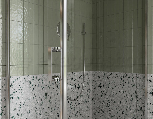 Box doccia 70x100 Nizza un battente reversibile 6 mm H 190 cromo