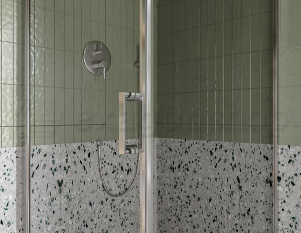 Box doccia 70x90 Nizza un battente reversibile 6 mm H 190 alluminio cromo