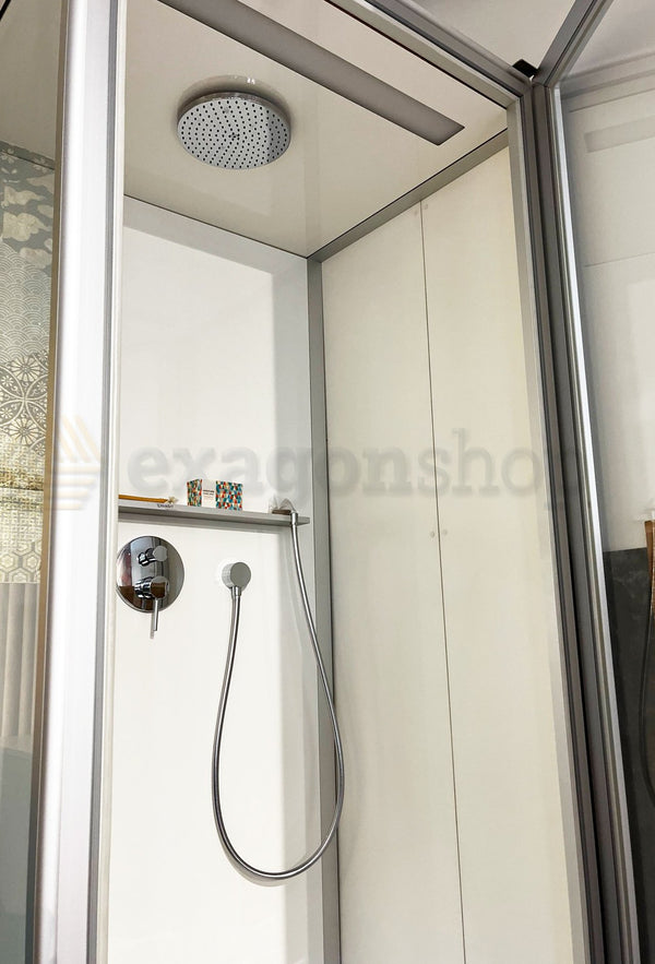 Cabina e Bagno Turco 100x100 Destro castagno scuro St Trop 730011530001000 Duravit