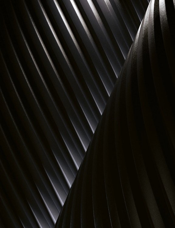 Flos Flauta H1000 Spiga Lampada 100 cm a parete anodized copper