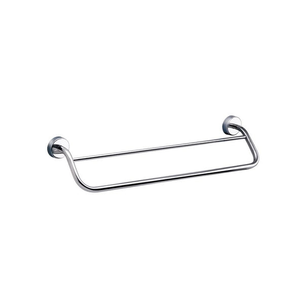 New Line N5 Portasciugamani 50 cm tondo doppio In Acciaio Inox Cromato