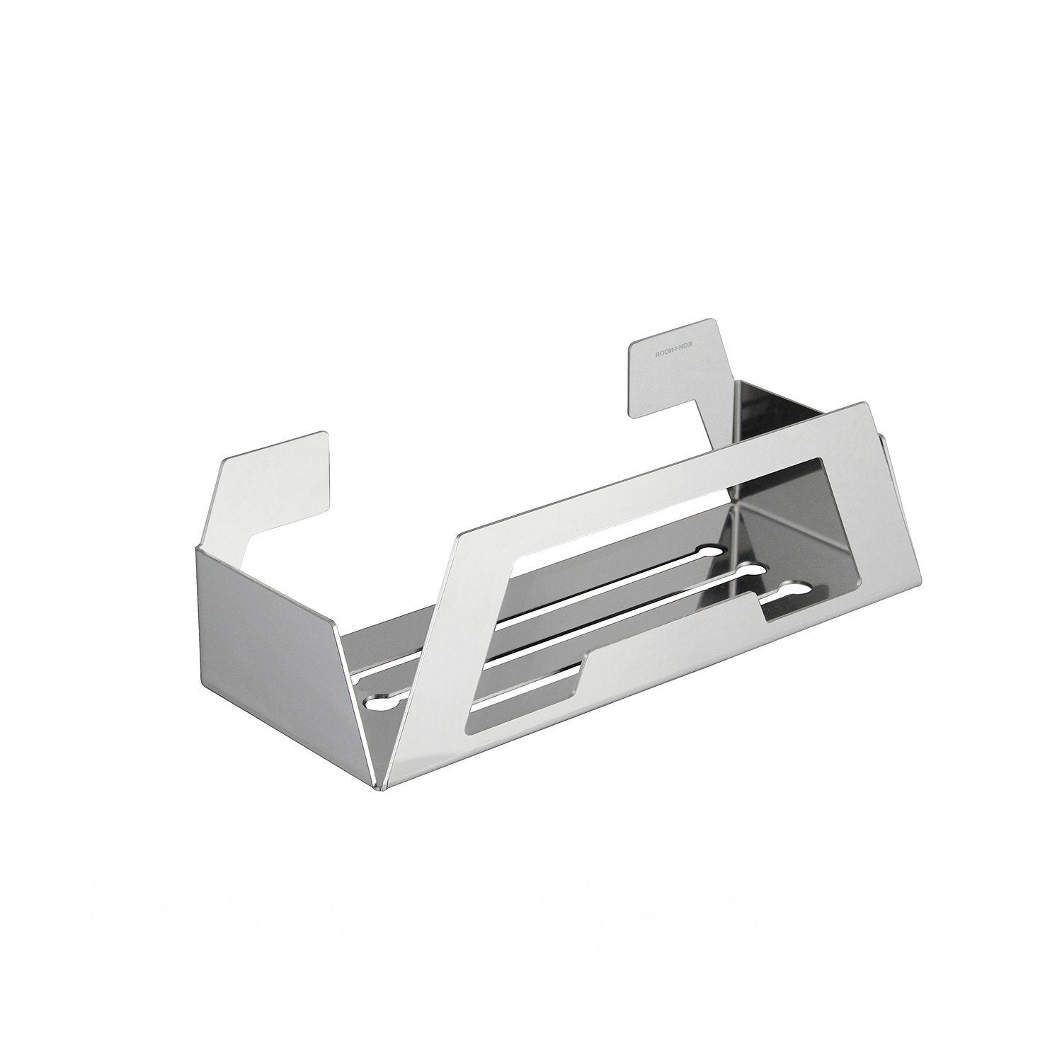 Koh-i-noor Lavì 5919 cestino contenitore 27x11 da incollare a muro in acciaio inox cromo