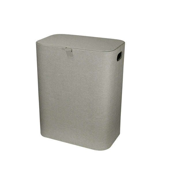 Koh-i-noor Bellagio cesto porta biancheria in tessuto idrorepellente effetto lino ecru