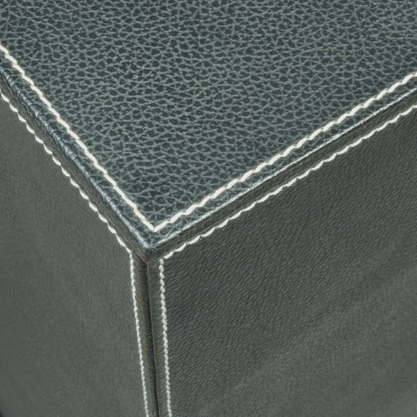 Koh-I-Noor 2462 Cesto Porta Bancheria Medio in Ecopelle nero
