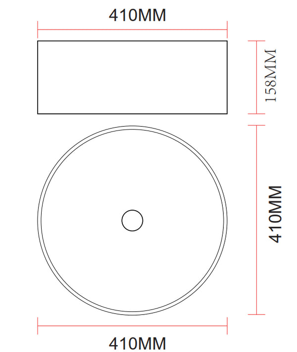Mobile bagno blu notte 100x45 Mango top quercia e lavabo tondo da appoggio in ceramica