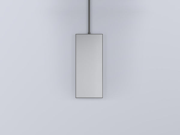 Cielo Arcadia argo specchio 40x95 telescopico senza luce led asta regolabile in metallo cemento