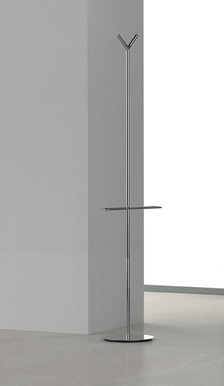 Colombo Planets B9804 Piantana portasciugamani con due appendiabiti Cromo