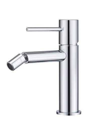Coppia rubinetti per lavabo e bidet monocomando senza scarico in ottone cromato Memo