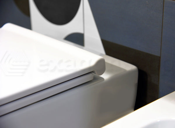 Cielo Enjoy Coppia Sanitari Sospesi a filoparete Bidet e Vaso con sedile soft close Bianco Lucido