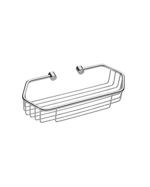 Griglia portasapone Vasca Doccia Cromo New Line Dc7 in bagno completo, vista d'insieme dell'ambiente - Exagonshop