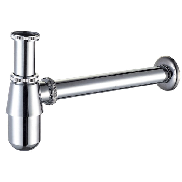 New line SR2 sifone a bottiglia universale in ottone cromato