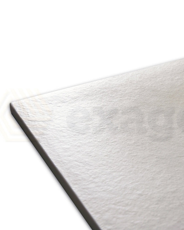 Piatto Doccia 80x180 Desio effetto pietra in Mineralmarmo visto dall'alto con superficie e piletta di scarico - Exagonshop