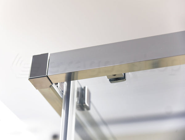 Box doccia 80x100 Marsiglia due ante scorrevoli reversibile H 195 cromo