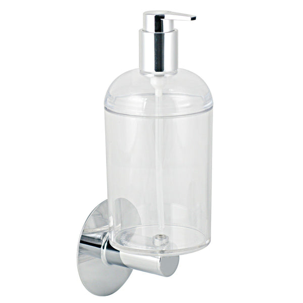 Koh-i-noor Serie10 dispenser sapone liquido da parete ad incollo in abs cromo