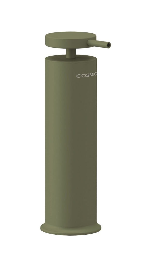 Dispenser da appoggio porta sapone liquido verde oliva Geyser industrias cosmic