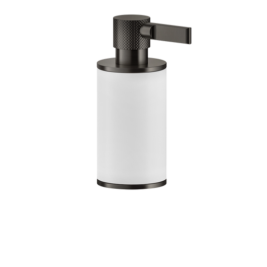 Dispenser sapone liquido da appoggio bianco matt black xl inciso 58537 gessi