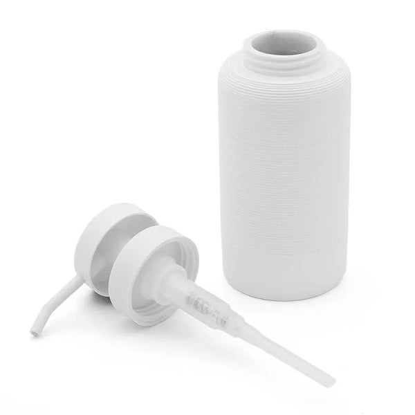 Dispenser sapone liquido in poliresina bianco Marika