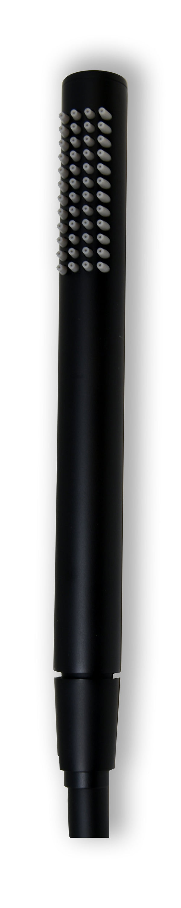 Set soffione doccia 20 cm tondo Smart braccio 35 cm e doccetta nero opaco