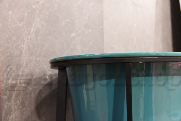 Ceramica Cielo I Catini Lavabo 70x50 a Pavimento smeraldo con Specchio