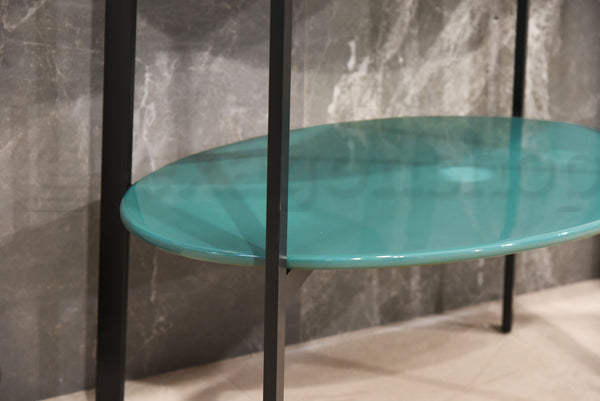 Ceramica Cielo I Catini Lavabo 70x50 a Pavimento smeraldo con Specchio