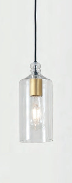 Miloox Ebe Lampada A Sospensione con diffusore in vetro trasparente