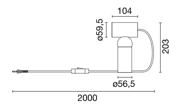 Flos Bilboquet F0995039 lampada da tavolo regolabile direzionabile con bulbo e interruttore sage