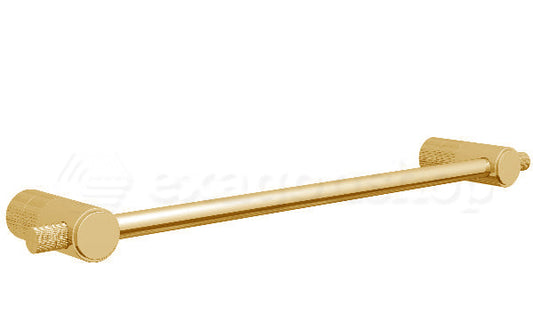 Bertocci Easy Porta asciugamani a muro 35 cm con texture incrociata oro