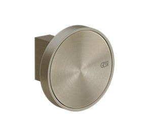 Gancio appendino tondo a parete brushed brass PVD Origini 66521 Gessi