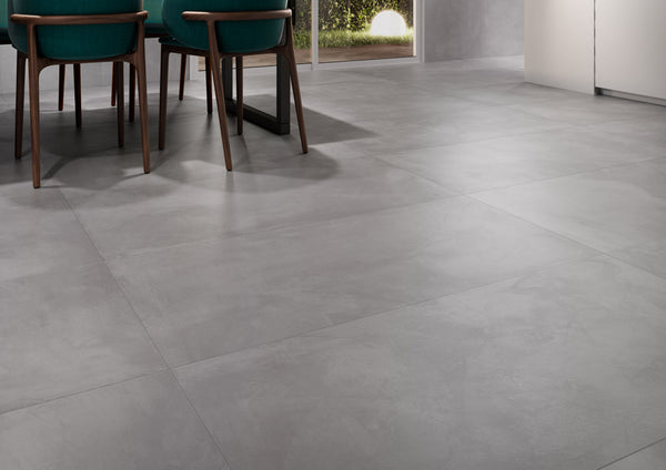 La fenice Touch pavimento rivestimento 60x120 rettificato in gres porcellanato effetto cemento prima scelta grigio
