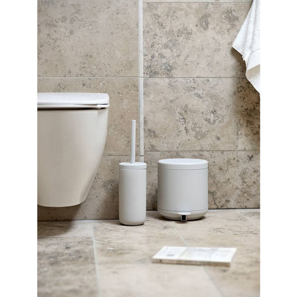 Porta scopino wc a pavimento in gres soft touch grigio soft Zone denmark Ume