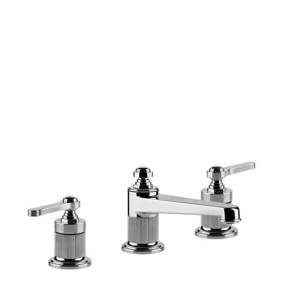 Gessi 65011 Gruppo lavabo 3 fori basso con scarico cromo