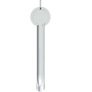 Ideal standard joy coppia miscelatori bidet e lavabo alto Cromo Lucido ambientato su piano bagno con accessori