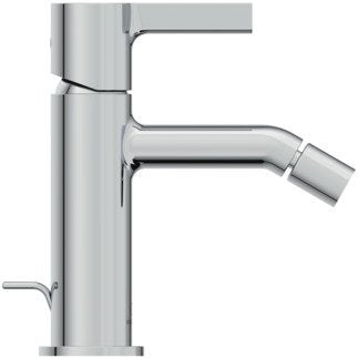 Ideal standard joy coppia miscelatori bidet e lavabo alto Cromo Lucido visto dall'alto con scarico e interno visibili