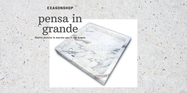 Piatto Doccia 90x90 quadrato In Marmo bianco T1045dn Ideal Standard