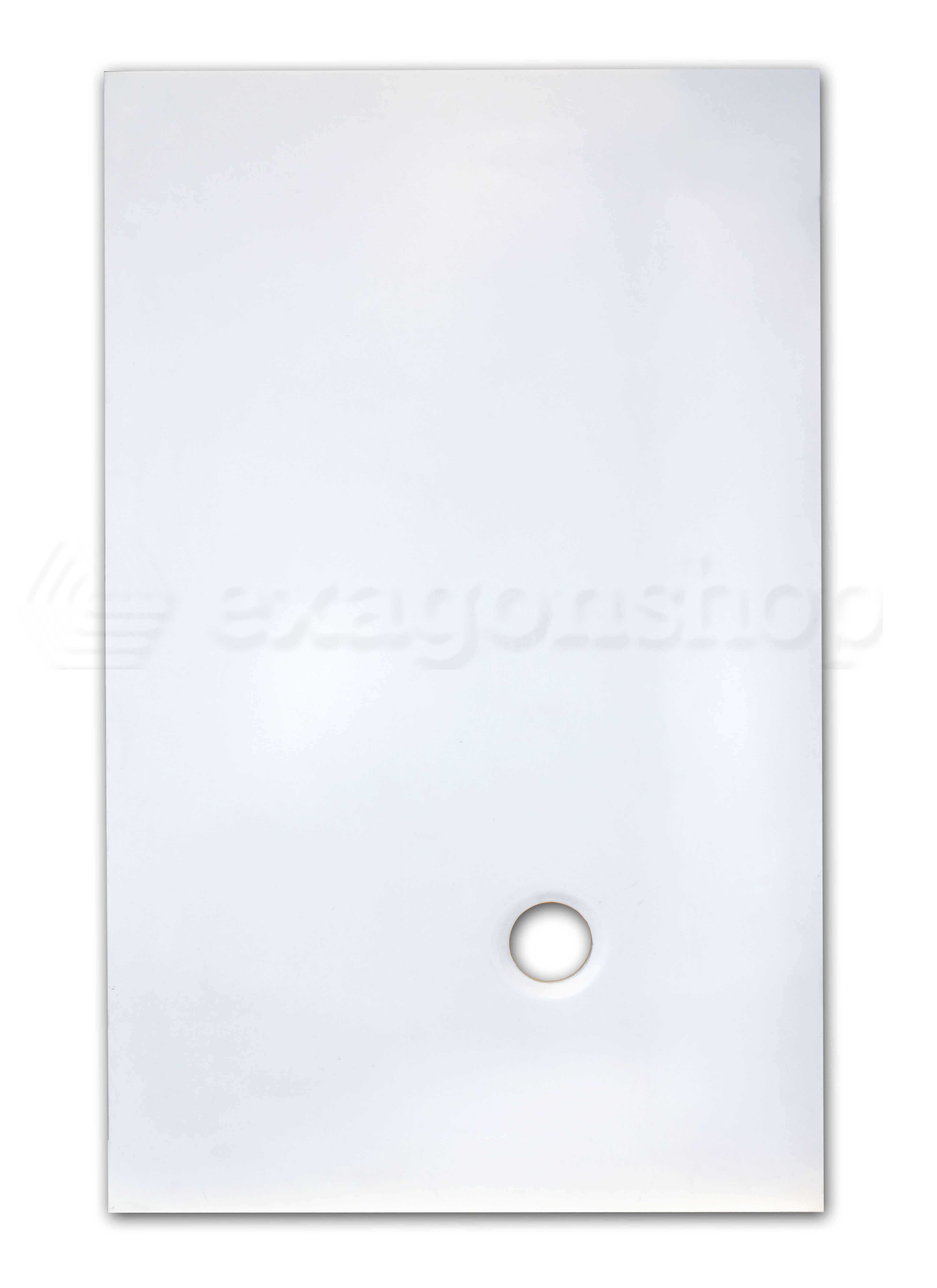 Antonio Lupi Piatto Doccia 75x120 Cm senza piletta In Corian Bianco