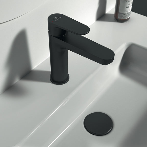 Ideal Standard Cerafine O miscelatore lavabo piletta click-clack nero seta