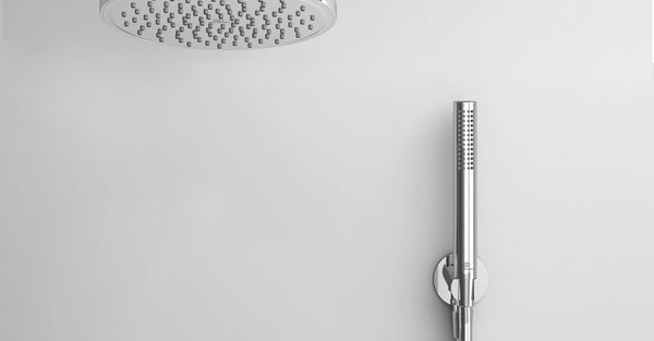 Kit Doccia con soffione 20 cm braccio 40 cm doccetta stick e flessibile antitorsione 175 cm cromo Ideal standard Light