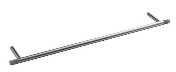 Treemme 22mm portasiugamani 50 cm a muro in acciaio inox satinato