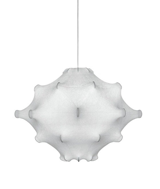 Flos Taraxacum 2 Lampada 87 cm a Sospensione Cocoon Bianco, vista posteriore con attacco elettrico
