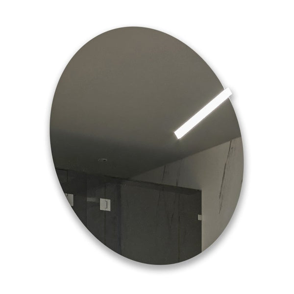 Lampada 25 cm per specchio cromo