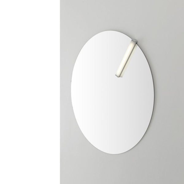 Lampada 25 cm per specchio cromo