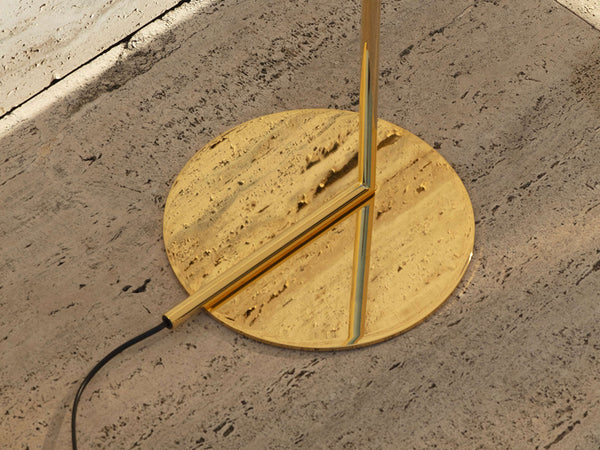 Flos IC F1 10 Anniversary Lampada a terra Oro con dimmer F3151059